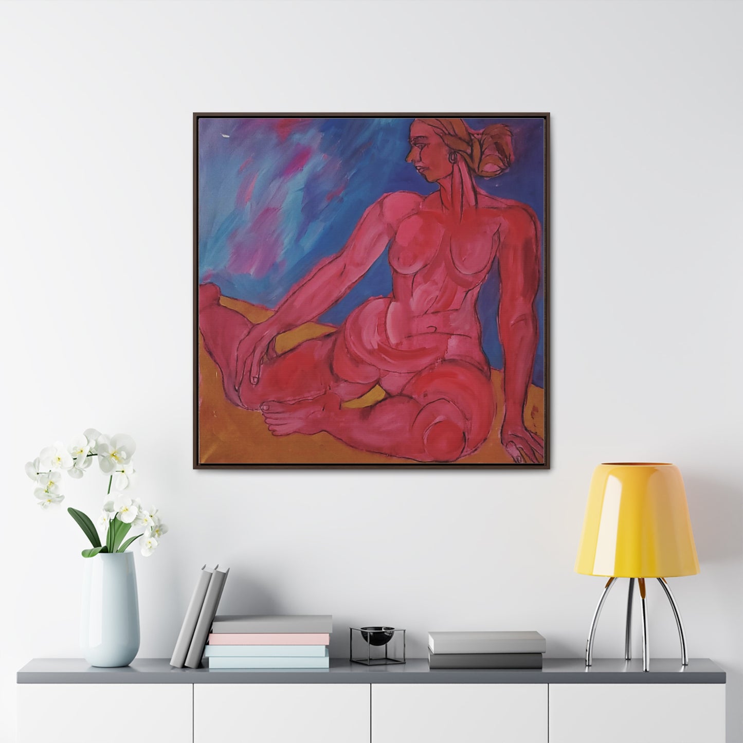 Celedon Lady Art Print