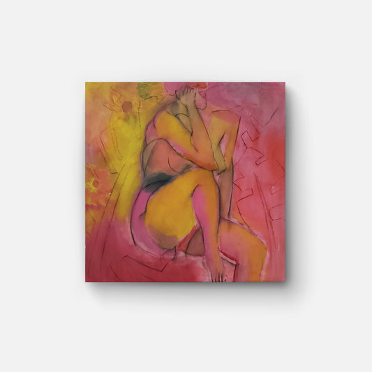 This artwork is the perfect addition to your home, inviting you to experience the timeless beauty and wisdom of the natural world. Let "Girl with Banana Leaves" transport you to a realm where thoughts merge with nature, where introspection meets inspiration. Allow the vibrant colors, the delicate brushstrokes, and the thought-provoking imagery to ignite your imagination and connection with the world around you.