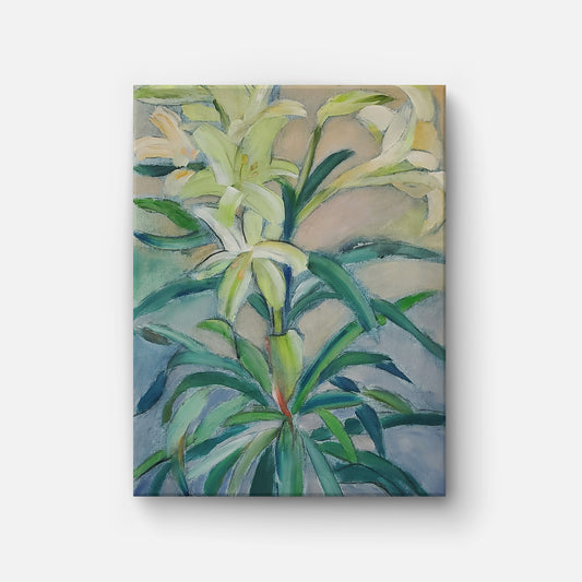 Easter Lilies Painting