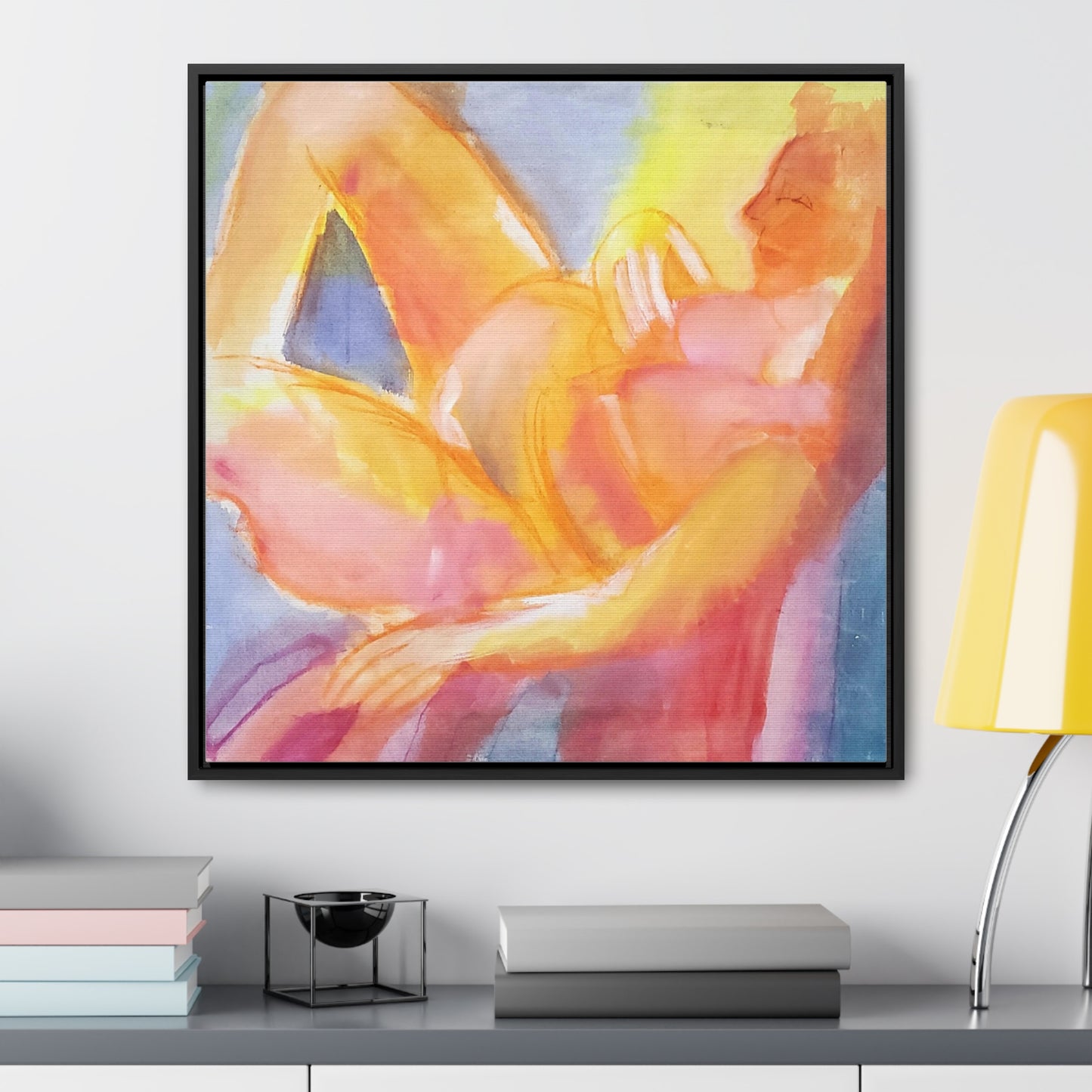 in her artwork titled "Enchantment," Yi-li Chin Ward captures a moment of pure tranquility and peacefulness. The image depicts a sleeping figure basked in a golden light, which reflects on her pale skin, giving her a divine aura.